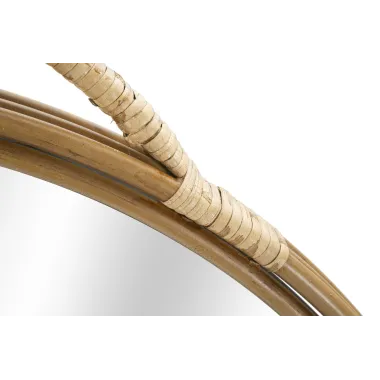 Lustro ścienne PANAMA Okrągłe 80X4X88 cm